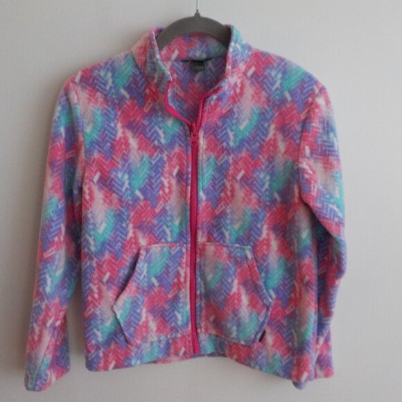 Eddie Bauer Jacket - Girls - Size 7/8 - Fleece - Zip - Pockets  (402) - Picture 1 of 5